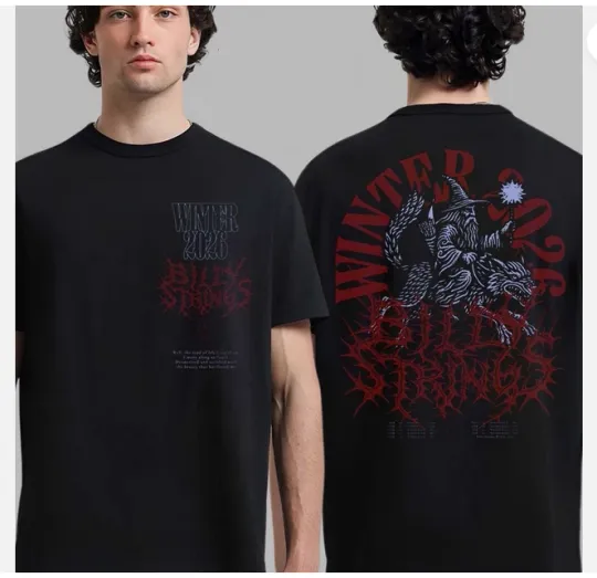 Discover Billy Strings Winter 2026 Tour Merch Wizard Metal Unisex T-Shirt