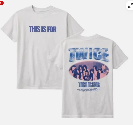 Discover TWICE This Is For 2026 Tour LA Pop-up Multicolor T-Shirt