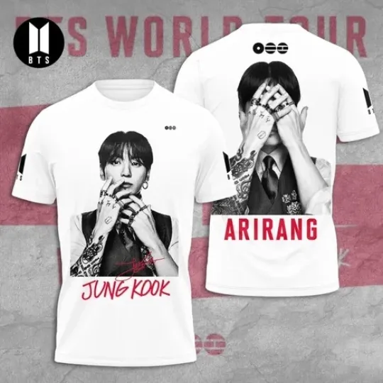 Discover BTS World Tour 2026 x JUNGKOOK 3D Shirt