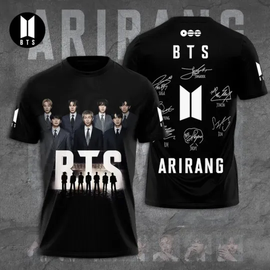 BTS World Tour 2026 3D T-Shirt