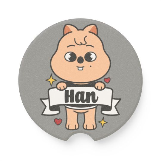 Stray Kids Han Skzoo Han Quokka Soapstone Car Coaster