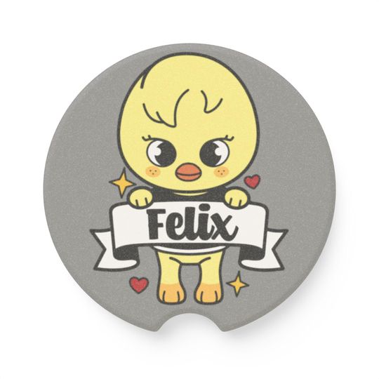 Discover Stray Kids Felix Skzoo Bbokari Soapstone Car Coaster