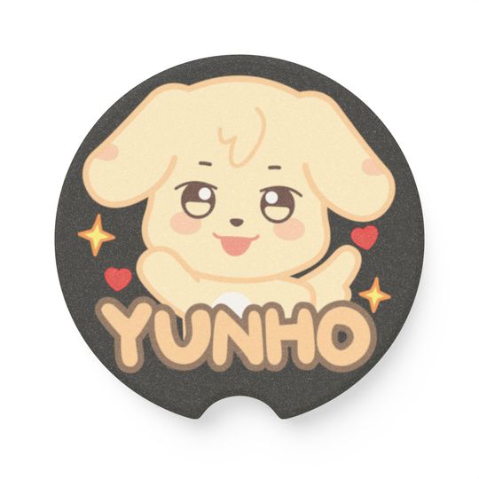 Discover Ateez Yunho Aniteez TYUdeongi  Soapstone Car Coaster