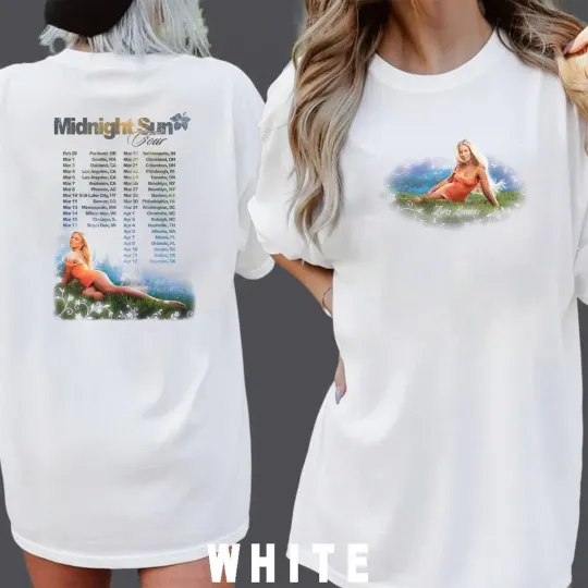 Discover Zara Larsson Midnight Sun Tour 2026 Unisex T-Shirt