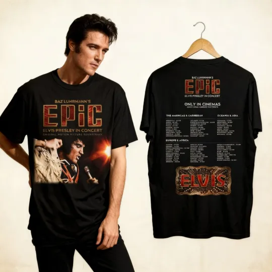 Elvis Presley 2026 Concert Tour Shirt, Vintage Elvis Graphic Tee T-Shirt
