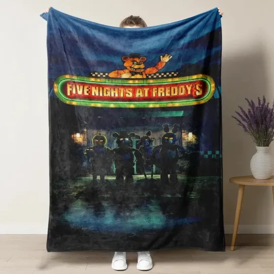 Horror Animatronic Game Fleece Blanket