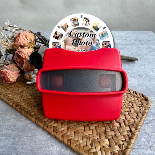 Custom ViewMaster, Personalized ViewFinder Reel: Custom Photo Gift For Mother's Day, Nostalgic Keepsake,
