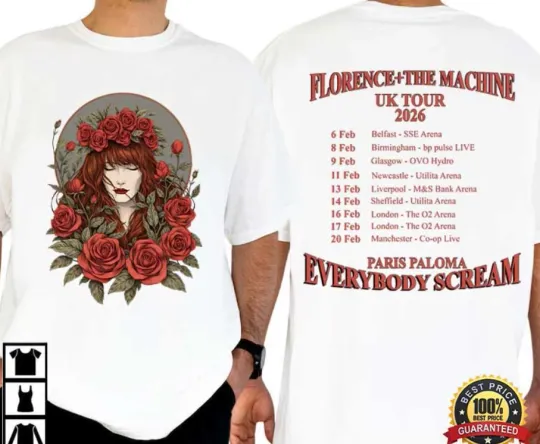 Florence And The Machine 2026 Tour Music Lover T-Shirt