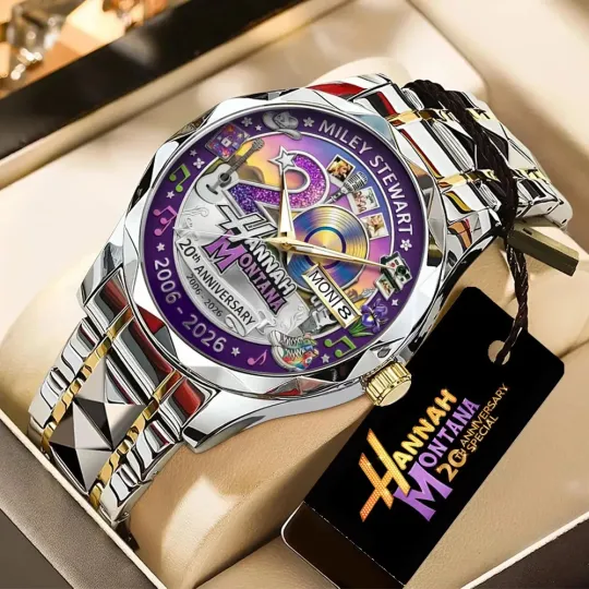 Hannah Montana 20th Anniversary Alloy Luxury Quartz Watch