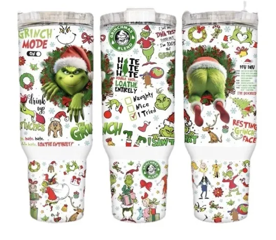 Discover CHRISTMAS THE funny character STAINLESS STEEL TUMBLER 40 OZ.