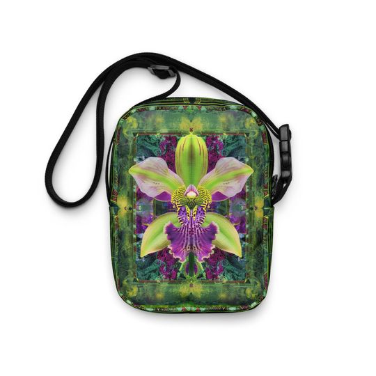 Orchid Rain Forest - Utility Crossbody Sling Bag
