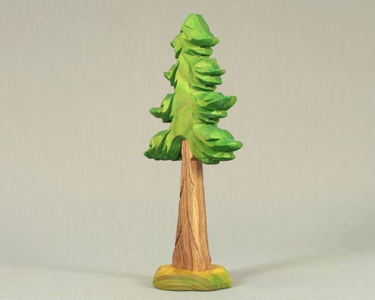 Handmade Wooden Fir Tree: Montessori Waldorf Toy