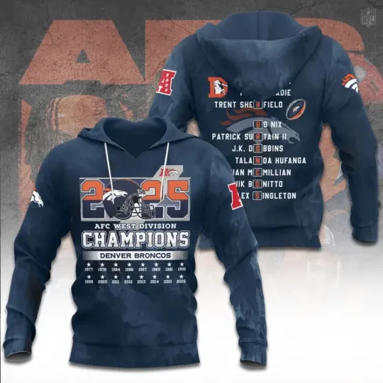 Discover Broncos 3D Hoodie for Men and Women