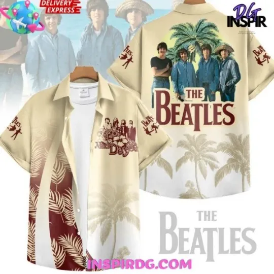 Discover The Beatles Mad Day Out Hawaiian Shirt