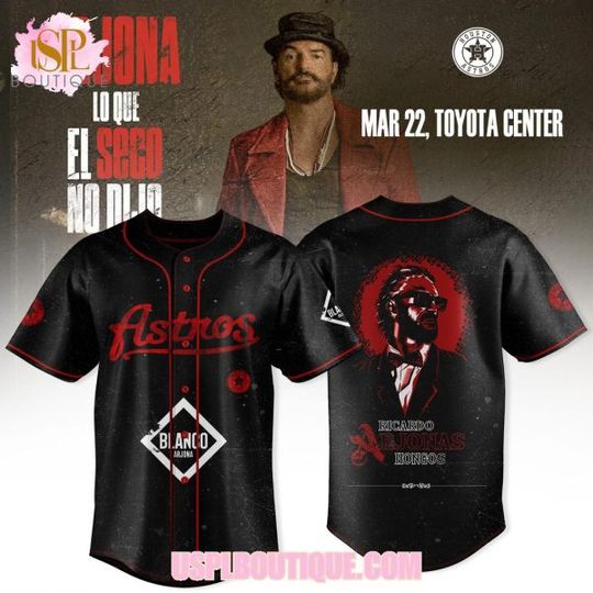 Houston Astros x Ricardo Arjona Hongos 2026 Baseball Jersey