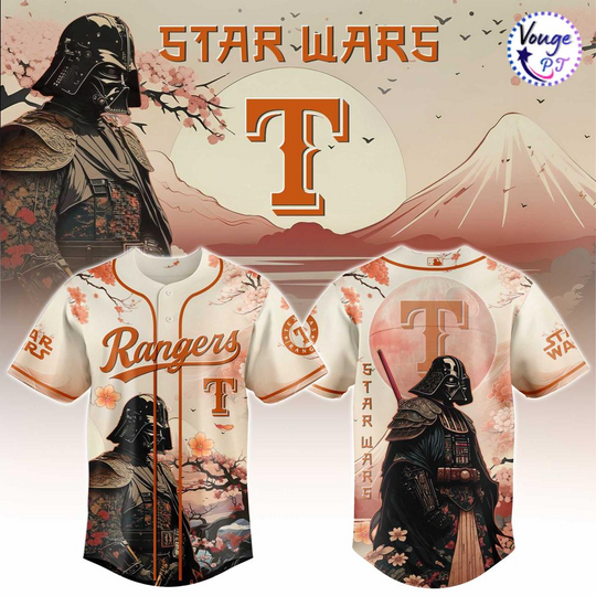 Texas Rangers x Star Wars 2026 Limited Edition Baseball Jersey