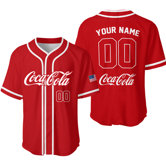 Discover Custom Cocacola Limited Edition Baseball Jersey