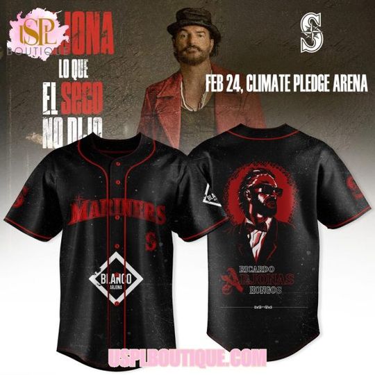 Discover Seattle Mariners x Ricardo Arjona Hongos 2026 Baseball Jersey