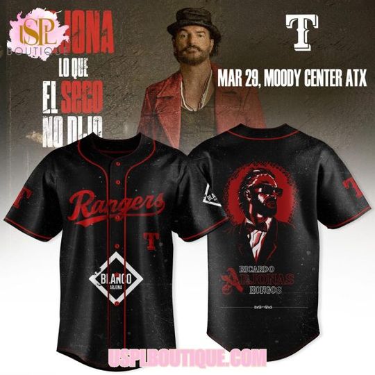 Texas Rangers x Ricardo Arjona Hongos Baseball Jersey