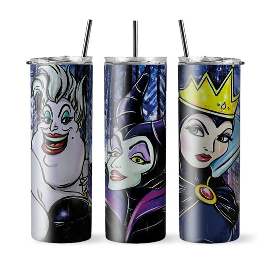 Villain custom tumbler, Disney Villians tumbler, Villian tumbler