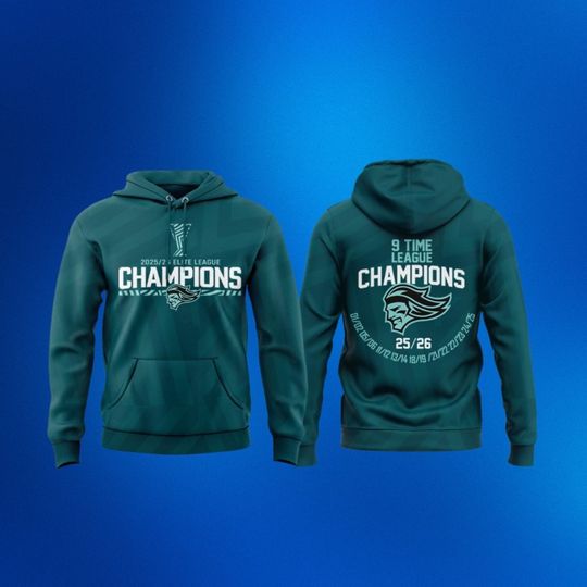 Discover Belfast Giants 202526 Elite Ice Hockey League Champions Hoodie