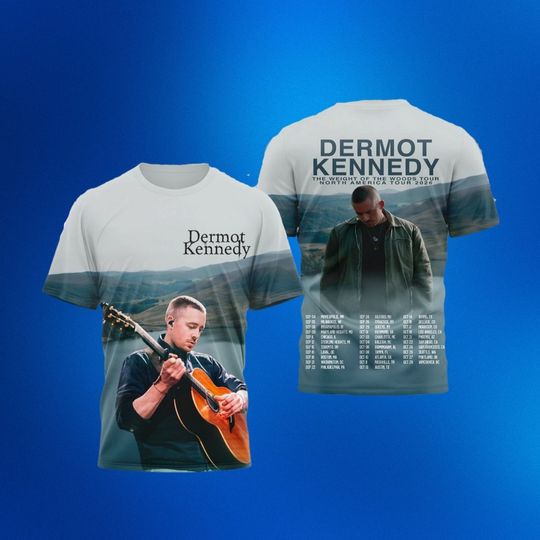 Discover Dermot Kennedy The Weight Of The Woods Tour 2026 Shirt