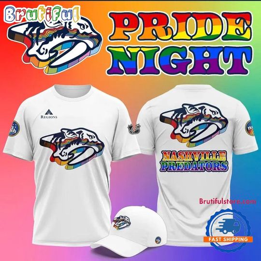 Discover Nashville Predators Pride Night 2026 Limited Edition T Shirt