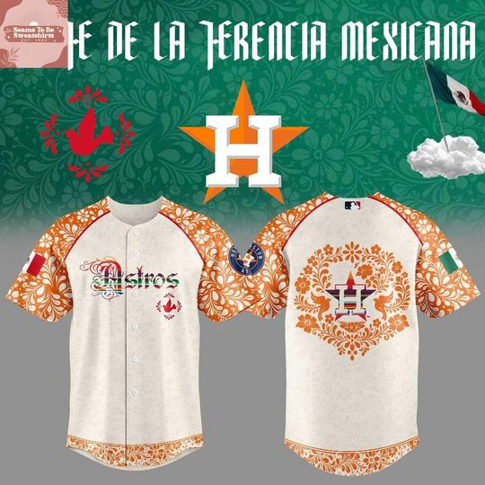 Houston Astros x Mexican Heritage Night 2026 Celebration Baseball Jersey