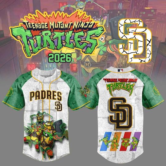 San Diego Padres x Teenage Mutant Ninja Turtles 2026 Baseball Jersey