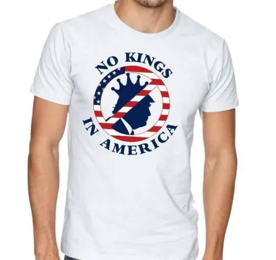 Discover No Kings in the USA Anti-Trump Protest T-Shirt