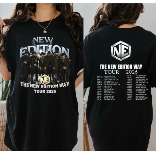 Discover Vintage Trendy Tour 2026 Edition Way Graphic Tee 2Sides Comfort Unisex T-Shirt