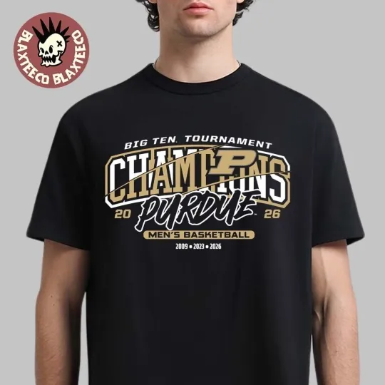 Purdue Boilermaker 2026 Big Ten Men’s Basketball Tournament Champions T-Shirt