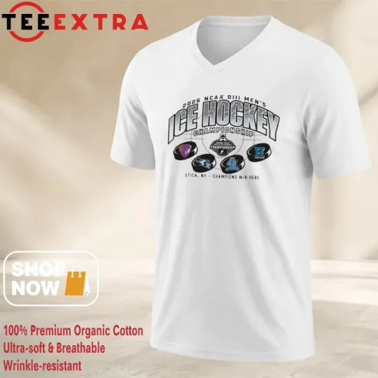 Discover 2026 NCAA DIII Men’s Ice Hockey Championship Utica, NY– Champions Win Here shirt