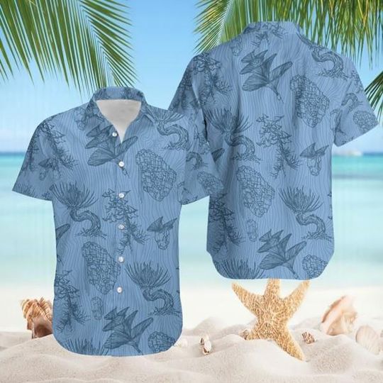 Discover Avatar Movie Summer Shirt, Avatar 3 Fire and Ash Hawaiian Shirt, The Way Of Water Avatar Lover Gift