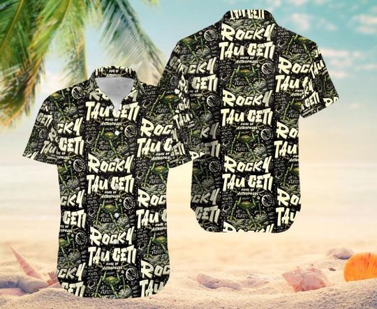 Discover Rocky Tau Ceti Home of Astrophage Hawaiian Shirt, Amaze Amaze Amaze Jazz Hands Hawaiian Tshirt