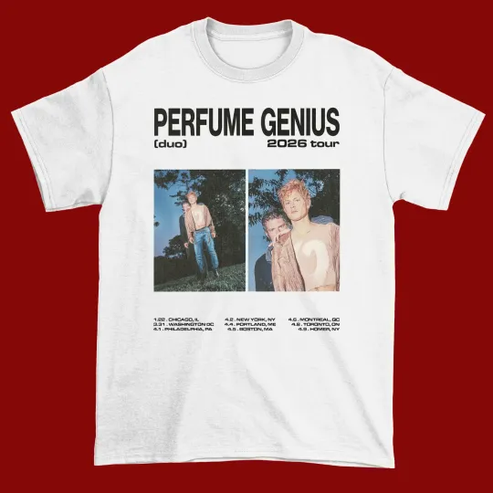 Discover Perfume Genius Announces 2026 North American Tour Shirt T596