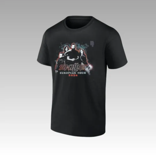 Discover Skillet European 2026 Tour Schedule Dates Unisex T-Shirt, Fan Gift