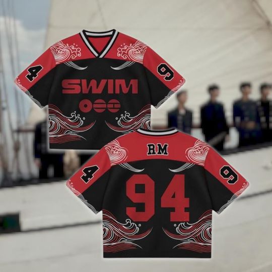 Discover Bts Arirang Swim Fly Croptop Jersey Custom Your Bias, Style Mesh Crop Top Football Jersey, V-Neck Jersey, BTS Shirt, Army Outfit