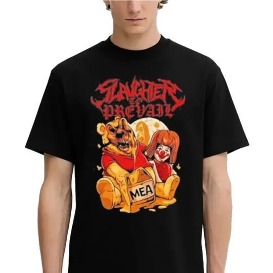 Discover Slaughter To Prevail x Whitechapel x Attila Tour 2026 Unisex T-Shirt