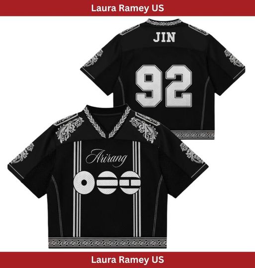 Discover Royal Naval Style Mesh Jersey, Kpop Inspired Uniform Shirt, Mixed Fabric Streetwear Jersey, Fan Gift Outfit, Trendy Unisex Mesh Crop Top