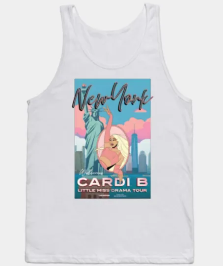 Discover Cardi B Little Miss Drama Tour 2026 Tank Top