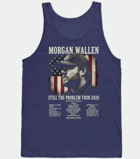Wallen Western Still The Problem Tour 2026 Wallen Western Country Music Tank Top