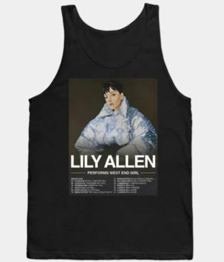 Discover Lily Allen West End Girl Tour 2026 Music Fan Tank Top