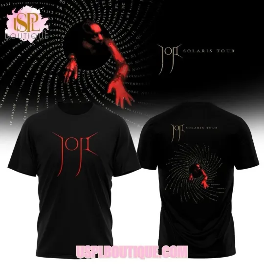 Joji Solaris Tour 2026 Black T-shirt
