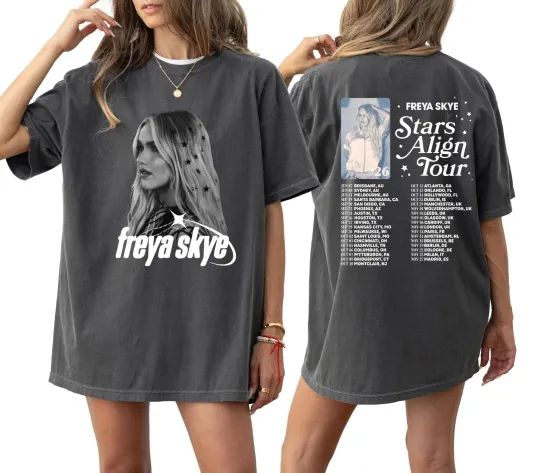 Discover Freya Skye Stars Align Tour 2026 Inspired Shirt
