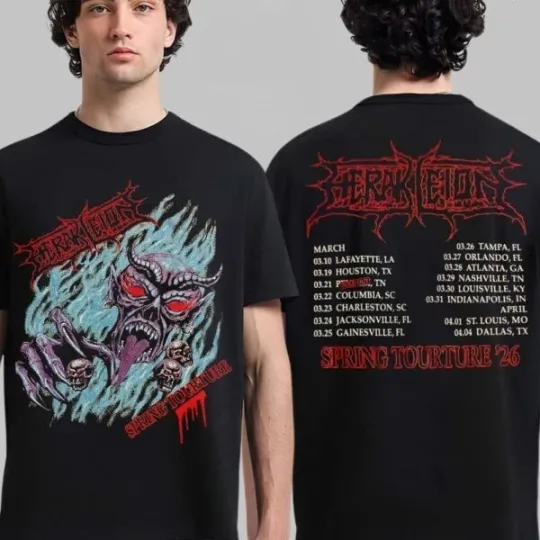 Discover Herakleion Spring Tourture 2026 North America Tour Merch T-shirt