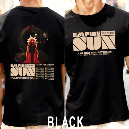 Discover Empire Of The Sun Ask That God Afterlife Tour 2026 Inspired T-Shirt