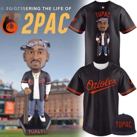 Orioles Tupac Bobblehead Night 2026 Baseball Jersey