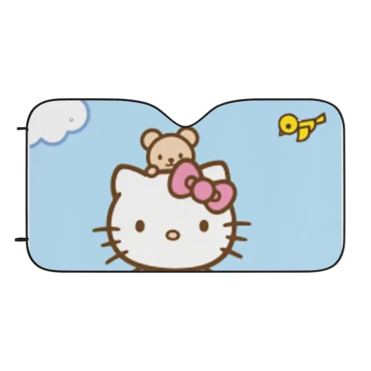 Cute Hello Kitty Car Sun Shade