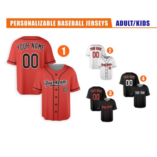 Discover Personalized Orioles Jersey - Piping Options - Infant, Toddler, Youth, Adult